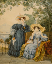 Portrait of Countess Ekaterina Vorontsova and Princess Elena Golitsyna