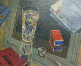 Still life with letters