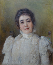 Portrait of Raisova Raisa Mikhailovna (1869-1921)