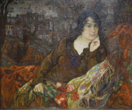 Portrait of Lyubov Markovna Brodskaya (née Hoffman