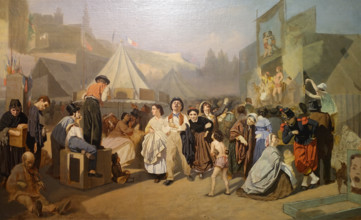 Festival in the outskirts of Paris (Montmartre)