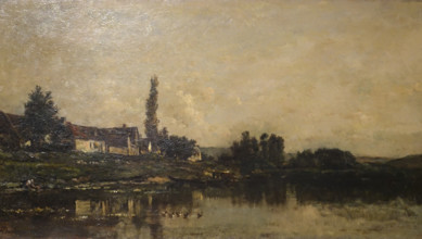 The village of Portjoie on the banks of the Seine (Banks of the Seine