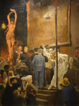 Travelling show in the outskirts of Paris