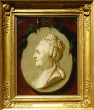 Portrait of Empress Catherine II  in the form of a bas-relief