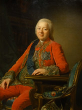 Portrait of count N.I.Panin (1718-1783)   by Roslin Alexander (1718-1793)