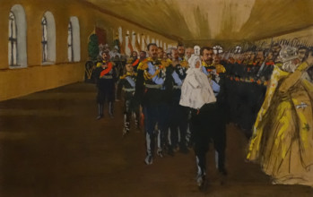 Emperor Nicholas II with Tsarevich Alexei