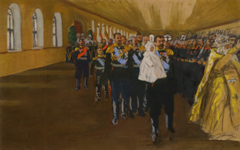 Emperor Nicholas II with Tsarevich Alexei