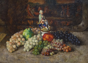 Grapes with a Figurine