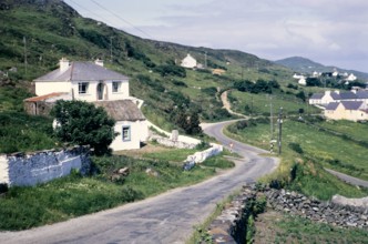 Houses at coastal village of Portnoo.