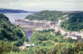 View looking down to coast and Lower Town.