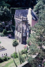 Buildings in Portmeirion folly tourist village.