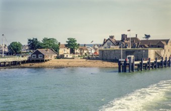 View from ferry looking back at Yarmouth.