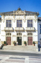 Historic city hall building.