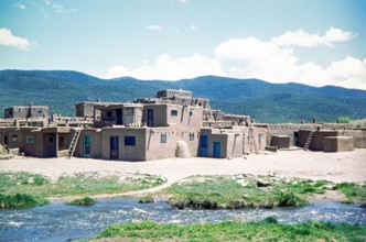 Adobe Wonders of Taos Pueblo, 1976