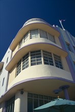 USA, Florida, Miami, South Beach. Art Deco building