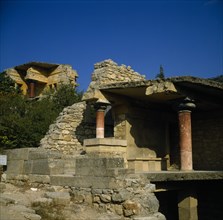 GREECE, Crete, Knossos.  Minoan Palace