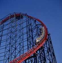 ENGLAND, Lancashire, Blackpool, The Big One Rollercoaster