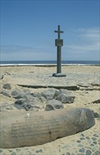 NAMIBIA, Cape Cross, Site of the first Portugese landing on the Namibian Coast in 1485 with