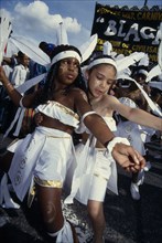 ENGLAND, London, Children in costume at Notting Hill Carnival.