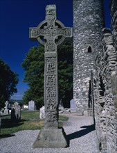 IRELAND, County Louth, Monasterboice , Celtic Cross