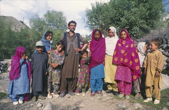 PAKISTAN, North West Frontier Province, Sol Laspur, Ismaili family