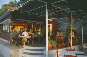 GREECE, Northern Sporades, Skopelos, Agnontas Taverna