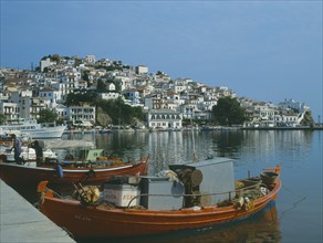 GREECE, Northern Sporades, Skopelos, View of Harbour