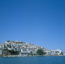 GREECE, Northern Sporades, Skopelos, View Across to Town