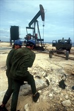 CUBA, Industry, Oil Well Workers