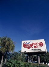 USA,  Florida , Orlando,  International Drive. Belz Outlet Mall Billboard Sign