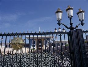 OMAN,  , Muscat, Sultan's Palace Gates