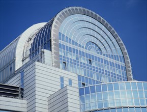 BELGIUM, Brabant, Brussels, The European Parliament facade