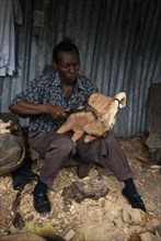 KENYA, Mombasa , Wood Carving