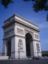FRANCE, Ile de France, Paris , The Arc du Triomphe