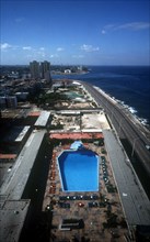 CUBA,  , Havana, Seafront & hotel swimming pool