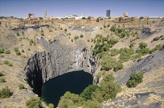SOUTH AFRICA, Northern Cape , Kimberly, The Big Hole diamond mine and museum