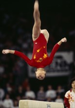 10091242 SPORT   Gymnastics  CHINA. Athletic Li Li