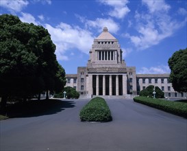 JAPAN, Honshu, Tokyo, "Diet Parliament Building in Nagatacho, Chiyoda-ku."