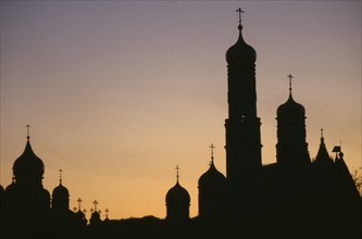 RUSSIA,  , Moscow, Kremlin domes