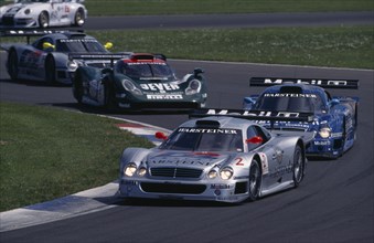 10091892 SPORT  Motor Racing  Salon car  No.2 Mercedes CLK GTR Ludwig/ Zonta FIA GT Championship Silverstone 1998