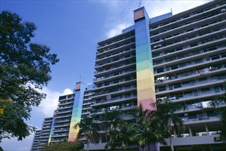 SINGAPORE, Outram Park , Housing Development Board goverment apartments.