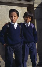BOLIVIA,   , Tarija, Two school boys
