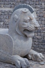 IRAN, Persepolis, Lion statue