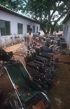 CUBA, Farabundomarti, Wheelchairs for amputees