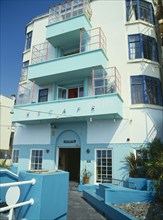 ENGLAND, East Sussex , Brighton, The Escape Club Art Deco Former Hotel Madeira Drive
