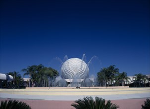 USA,  Florida , Orlando,  Walt Disney Epcot Center Spaceship Earth