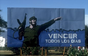 CUBA,  , Santiago, Political poster