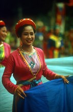 VIETNAM, Festivals, Girl at National Day Parade