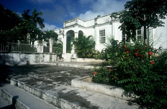 CUBA, Havana, San Francisco de Paula, Exterior of Finca Vigia Hemmingways House Museum