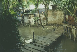 BRAZIL, Recife, Favela slum housing